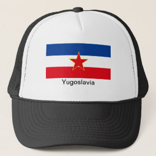 Flagge von Jugoslawien Truckerkappe