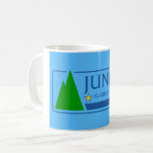 Flagge von Juneau, Alaska Kaffeetasse (Vorderseite Links)