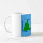 Flagge von Juneau, Alaska Kaffeetasse (Links)