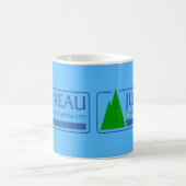 Flagge von Juneau, Alaska Kaffeetasse (Mittel)