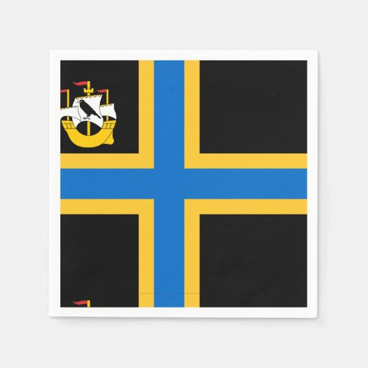 Flagge von Kaithness Napkins Serviette (Vorderseite)