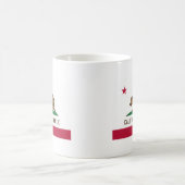 Flagge von Kalifornien Kaffeetasse (Mittel)