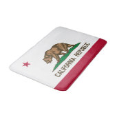 Flagge von Kalifornien, kalifornische Flagge, Badm Badematte (Schrägansicht)