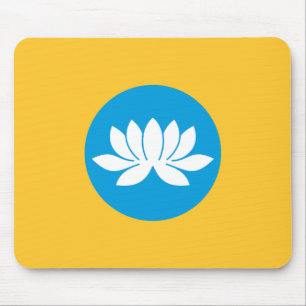 Flagge von Kalmückien Mousepad