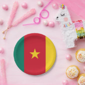 Flagge von Kamerun Pappteller (Party)