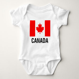 FLAGGE von KANADA Baby Strampler