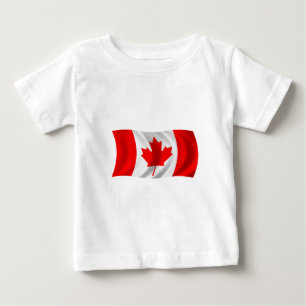 Flagge von Kanada Baby T-shirt