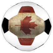 Flagge von Kanada / Grunge... Fußball (Gedreht)