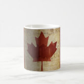 Flagge von Kanada / Grunge... Kaffeetasse (Mittel)