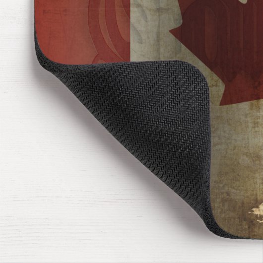 Flagge von Kanada / Grunge... Mousepad (Ecke)