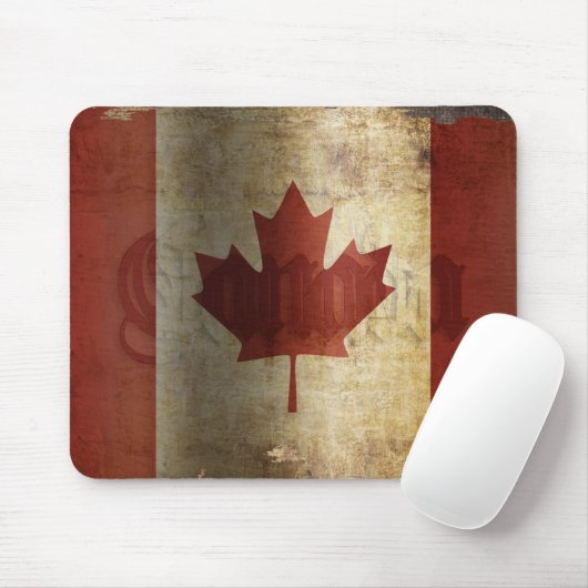 Flagge von Kanada / Grunge... Mousepad (Mit Mouse)