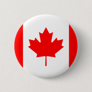 Flagge von Kanada-Knopf Button