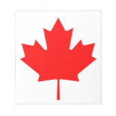 Flagge von Kanada Notizblock (Vorderseite)