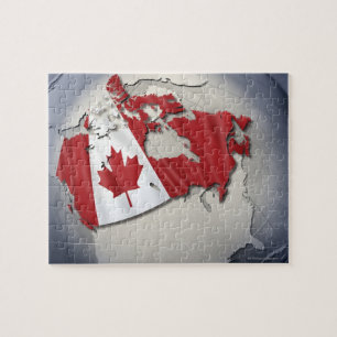 Flagge von Kanada Puzzle