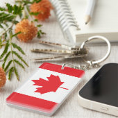 Flagge von Kanada Schlüsselanhänger (Vorderseite rechts)