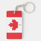 Flagge von Kanada Schlüsselanhänger (Rückseite)