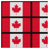 Flagge von Kanada Stoff (Nahaufnahme)
