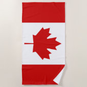 Flagge von Kanada Strandtuch (Vorderseite)