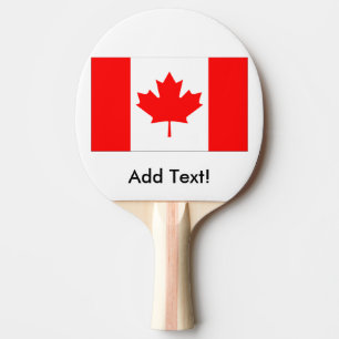 Flagge von Kanada Tischtennis Schläger