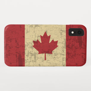Flagge von Kanada-Vintagem beunruhigt Case-Mate iPhone Hülle
