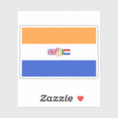 Flagge von KaNgwane, der Republik Südafrika Aufkleber (Blatt)