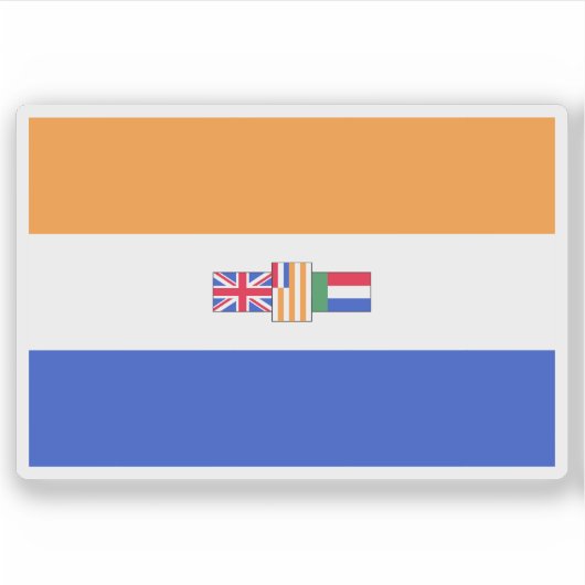 Flagge von KaNgwane, der Republik Südafrika Aufkleber (Vorderseite)