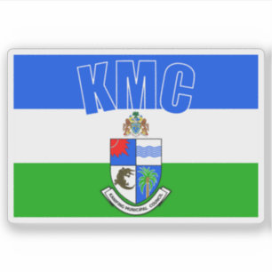 Flagge von Kanifing, Republik Gambia Aufkleber