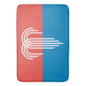 Flagge von Kansas City (Missouri) Badematte (Vorderseite Vertikal)