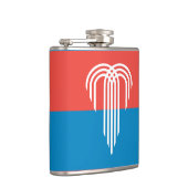 Flagge von Kansas City, Missouri Flachmann (Rechts)