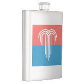 Flagge von Kansas City, Missouri Flachmann (Rechts)