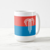 Flagge von Kansas City, Missouri Kaffeetasse (VorderseiteRechts)