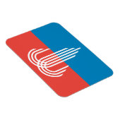 Flagge von Kansas City (Missouri) Magnet (Rechte Seite)