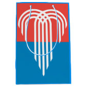 Flagge von Kansas City, Missouri Mittlere Geschenktüte (Vorderseite)