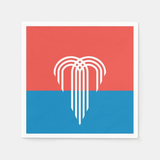 Flagge von Kansas City, Missouri Serviette (Vorderseite)