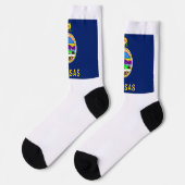Flagge von Kansas Socken (Linkes Detail)