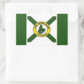 Flagge von Kap Breton, Kanada Rechteckiger Aufkleber (Tasche)