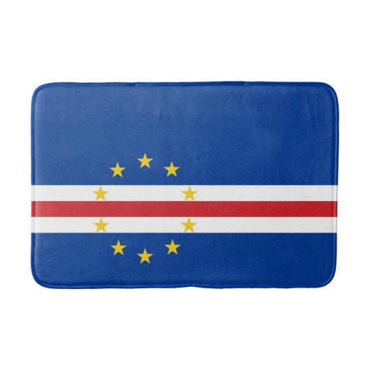 Flagge von Kap Verde Badematte (Vorderseite)