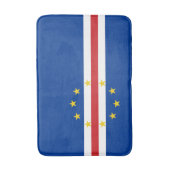Flagge von Kap Verde Badematte (Vorderseite Vertikal)