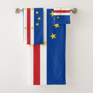 Flagge von Kap Verde Badhandtuch Set