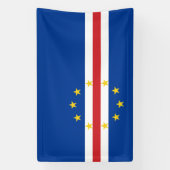 Flagge von Kap Verde Banner (Vertikal)