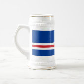 Flagge von Kap Verde Bierglas (Links)