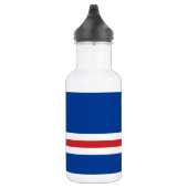 Flagge von Kap Verde Edelstahlflasche (Rechts)