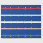 Flagge von Kap Verde Geschenkpapier (Flach)