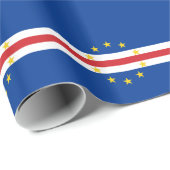 Flagge von Kap Verde Geschenkpapier (Rolleneckpunkt)