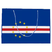 Flagge von Kap Verde Große Geschenktüte (Rückseite)