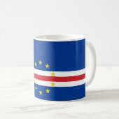 Flagge von Kap Verde Kaffeetasse (VorderseiteRechts)