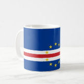 Flagge von Kap Verde Kaffeetasse (Vorderseite Links)
