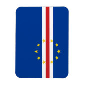 Flagge von Kap Verde Magnet (Vertikal)