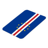 Flagge von Kap Verde Magnet (Linke Seite)