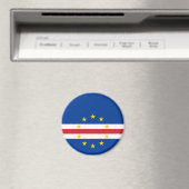 Flagge von Kap Verde Magnet (In Situ (Geschirrspüler))